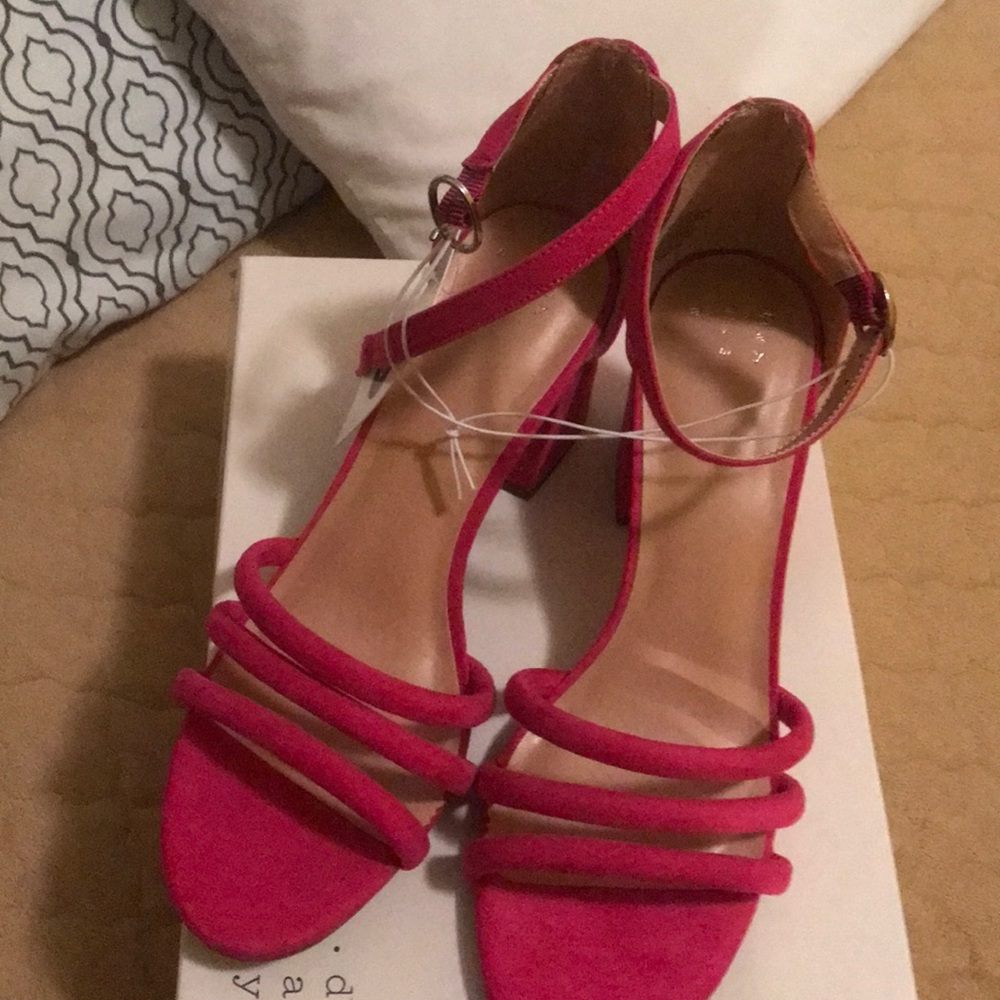 Hot pink heels